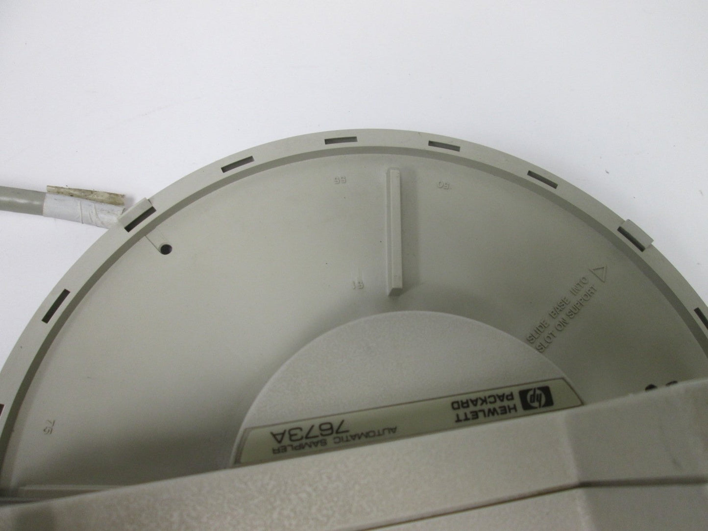 Used Hewlett Packard 18596A Auto-Sampler Tray, *Missing 2x 25-Slot Trays*, 25-Pin
