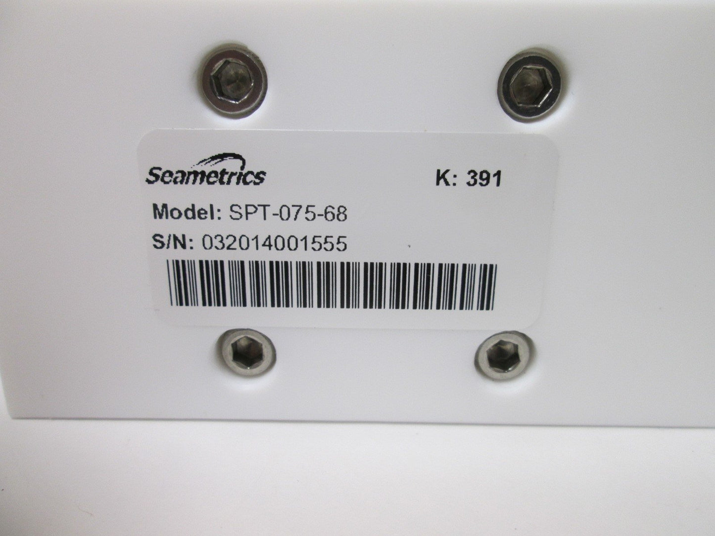 New SeaMetrics SPT-075-68 Liquid Flow Meter, With Sensor, Ports: 3/4" NPT