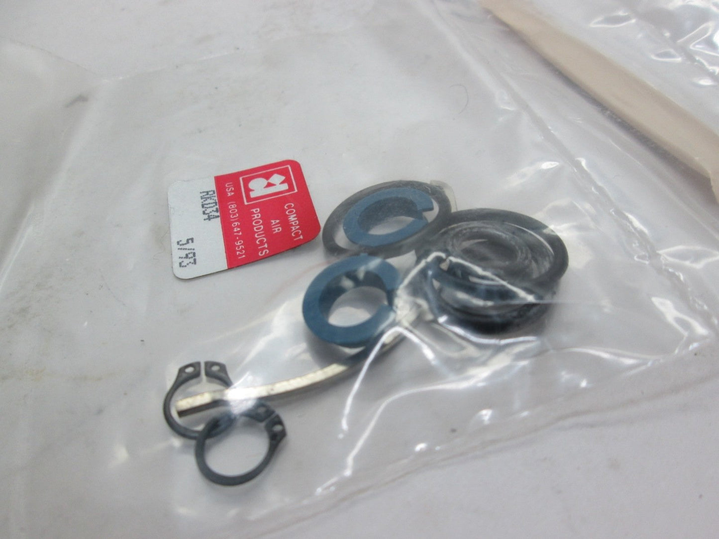 New Lot Of 12 Compact Air RKD34 Seal Kit For 3/4" Bore Cylinder, Complete