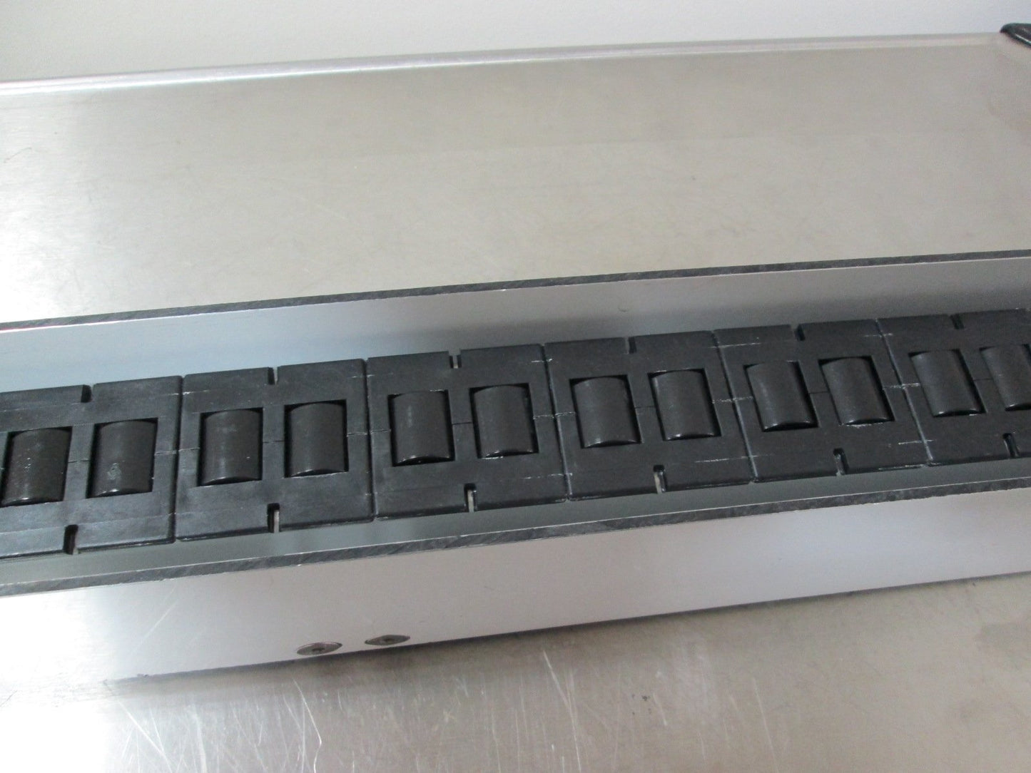 Used Custom Bosch Industrial Conveyance Section,2 3/8" Wide,39" Long, W/Bosch Rollers