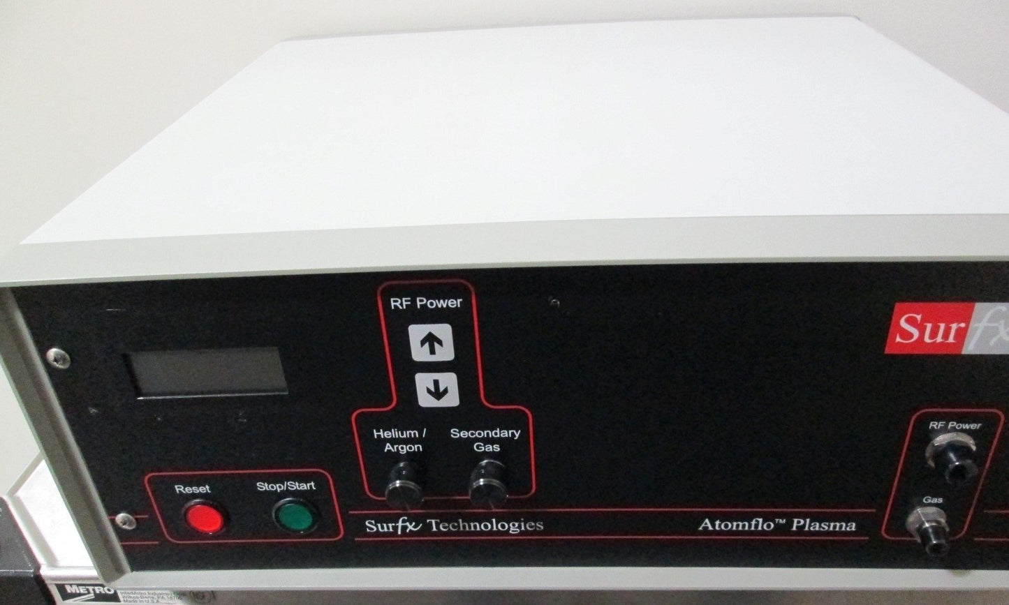 Used Surfx Atomflo T Atmospheric Plasma Generator Controller 27.12MHz 300W 110-240V