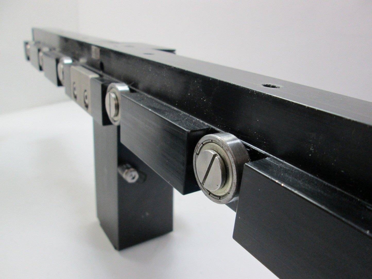 Used Lot of 2 Adjustable Width Pneumatic Roller Tracks Length: 20.5" W/Sensors