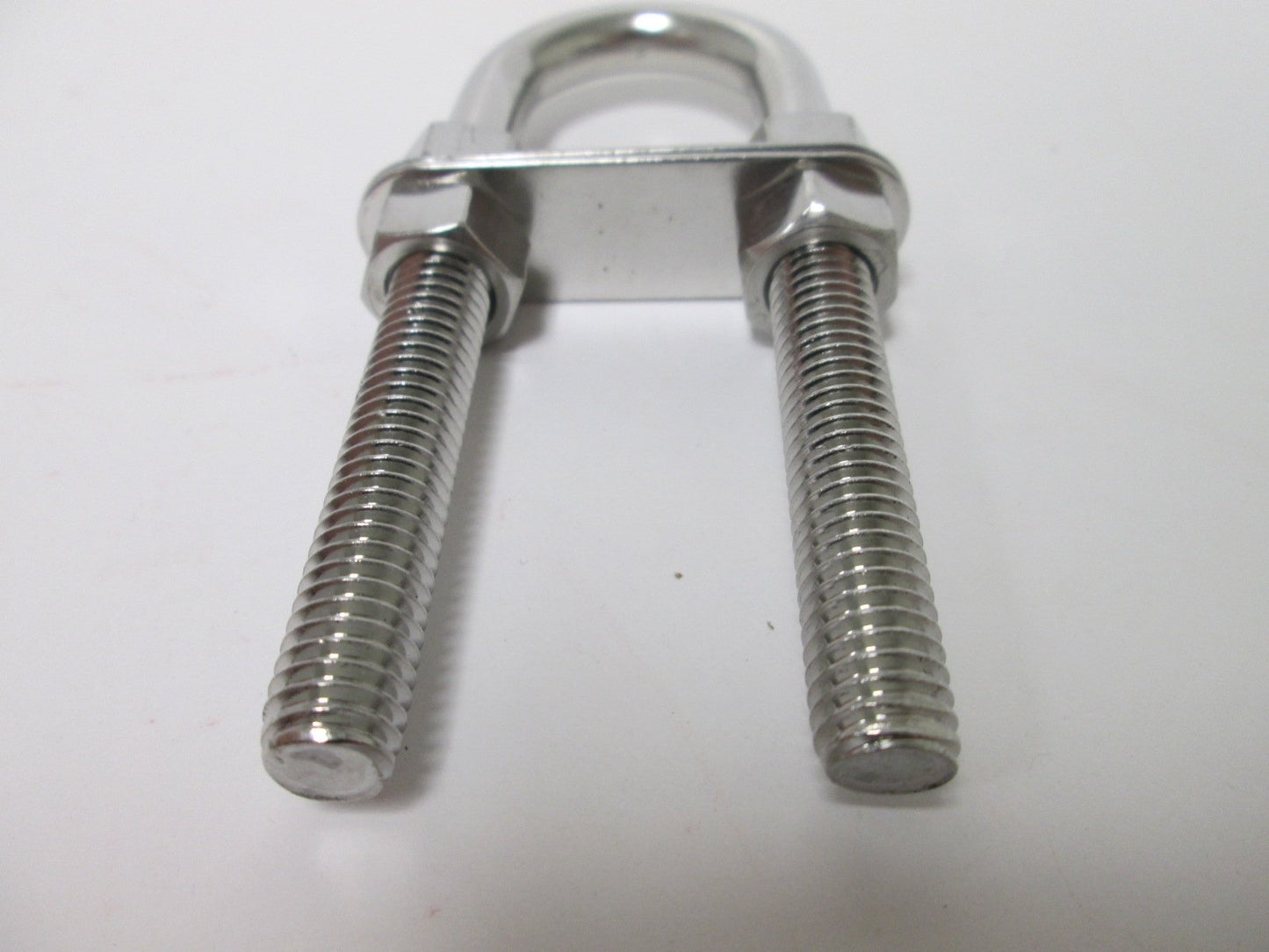 New Lot of 4 U-Bolts, Inside Diameter: 1", With 4x Nuts and 2x Mounting Plates