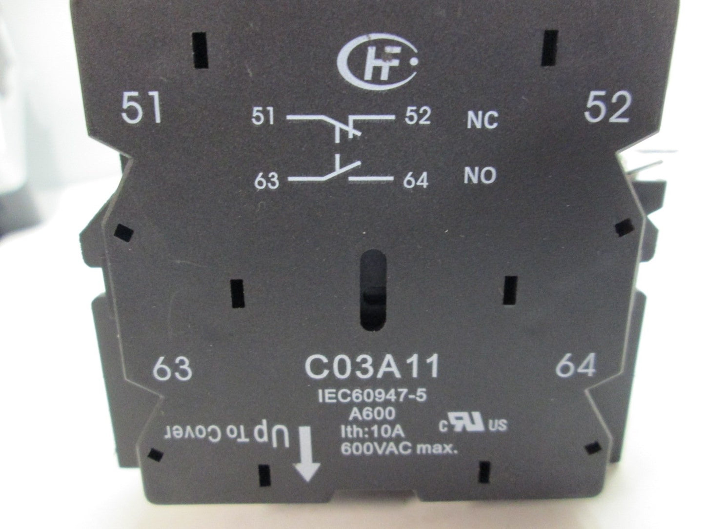 Used Liebert Contactor 123273P1 240-600VAC 24VAC Coil 50/60HZ 3 Pole w/Contact C03A11
