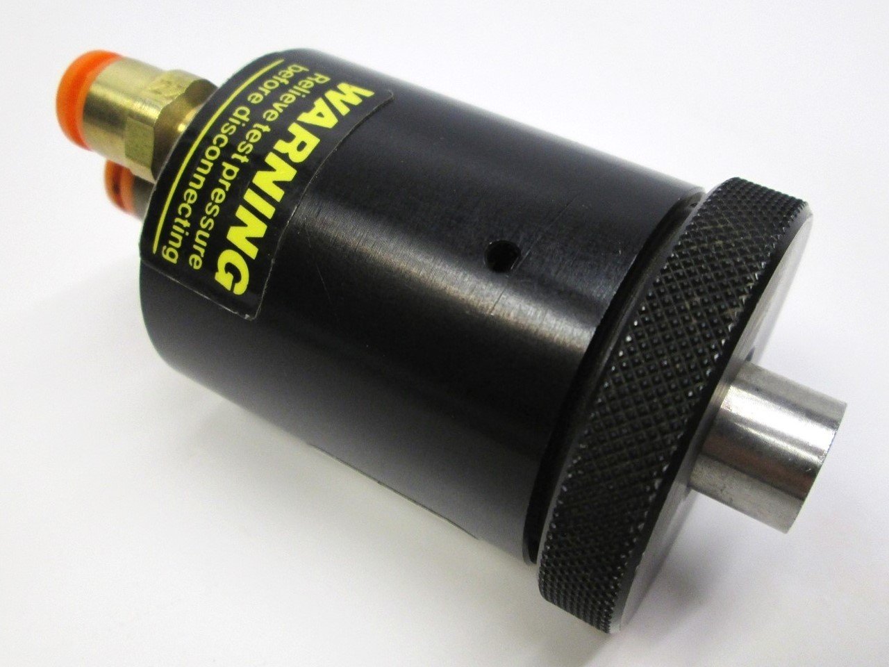 Used FasTest FE-01 External Pneumatic Quick Connector 60-90PSI Pilot 1/8"NPT, 500PSI