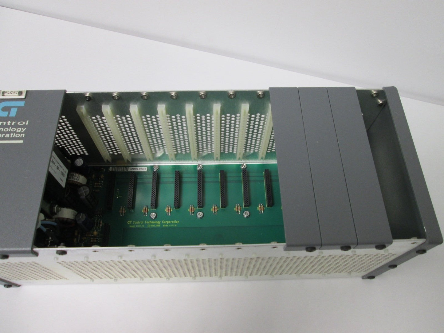 Used Control Technology 2700AP-10 PAC Automation Controller Backplane Rack, 10-Slot