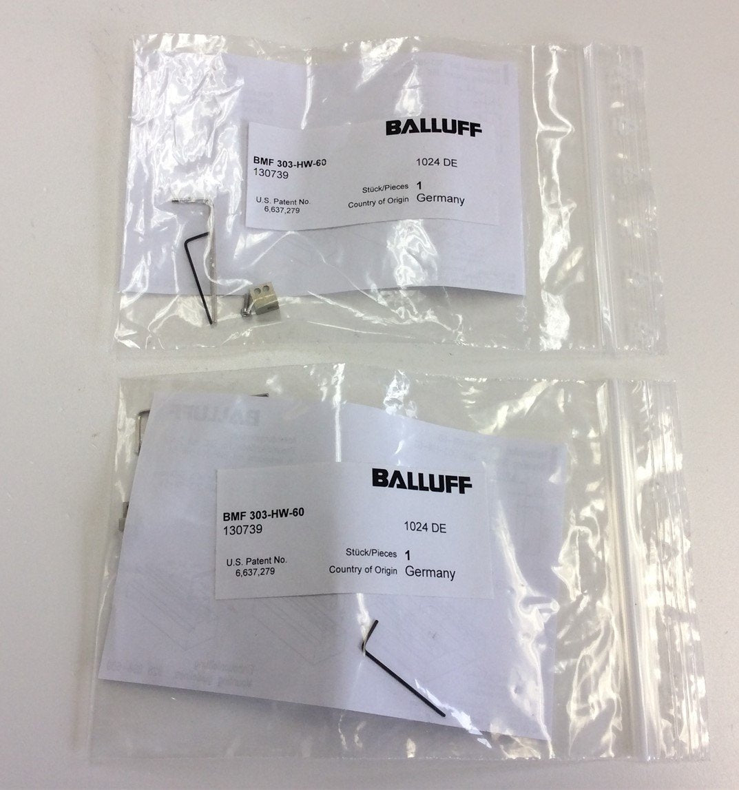 New Lot of 2 Balluff BMF 303-HW-60 Magnetic Field Sensor Aluminum Mounting Clamp