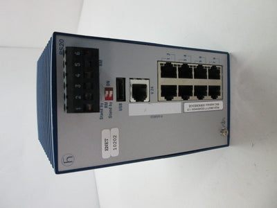 Used Hirschmann RS20 Rail Switch Ethernet Switch DIN Rail Mount 4 Port