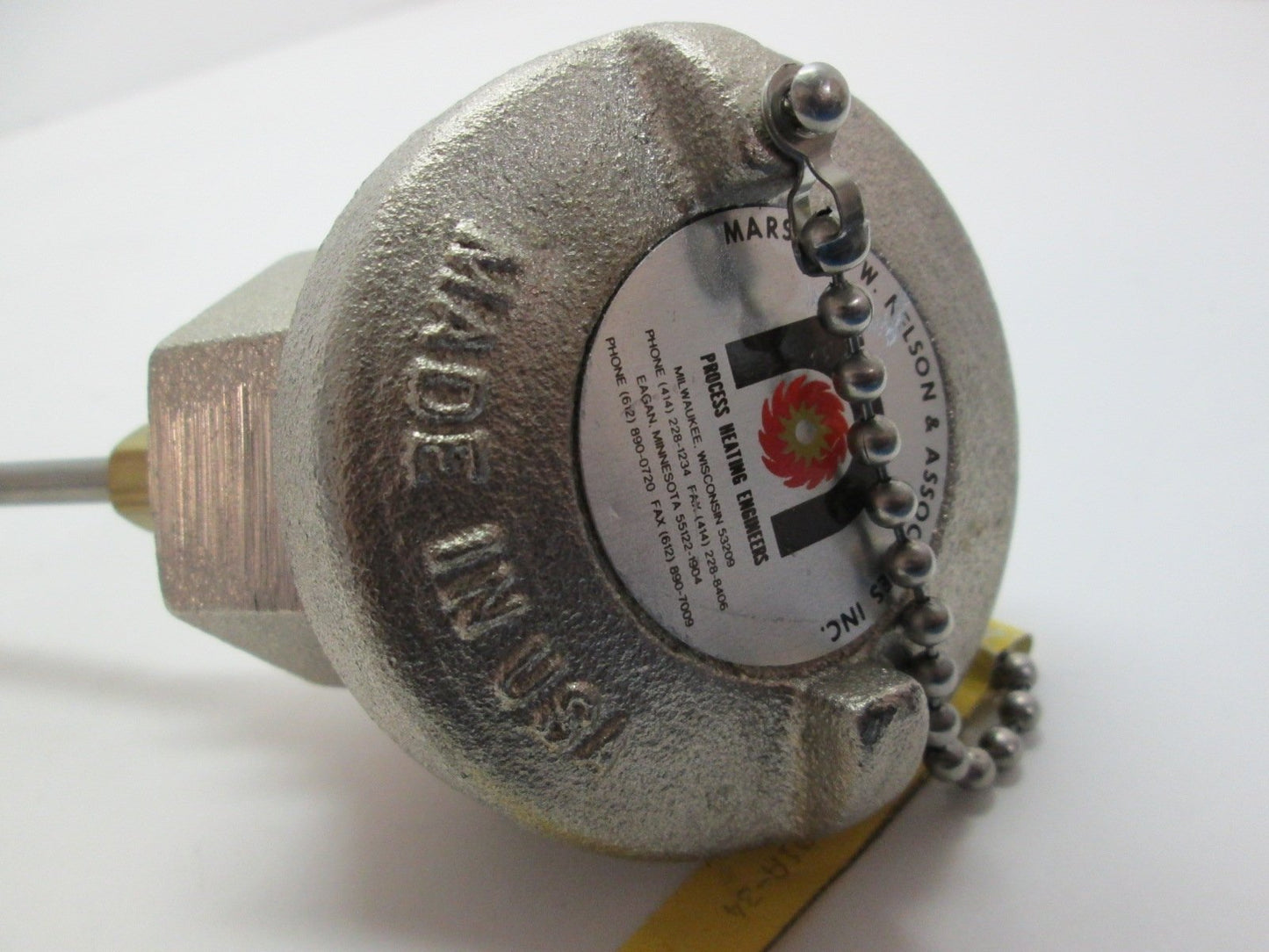 Used Marshall Nelson K43012U-01A-34 Temperature Probe 12" Probe / Thermocouple 3/4"
