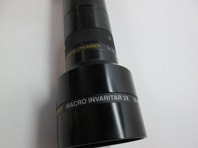 Used Melles Griot Macro Invaritar 59LGN703 Telecentric C-Mount Lens Magnification: 3x