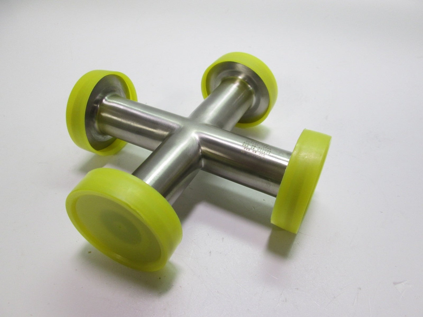 Used Swagelok 1" 316L Stainless Steel Cross Biopharm Tri Clamp Sanitary Style Fitting