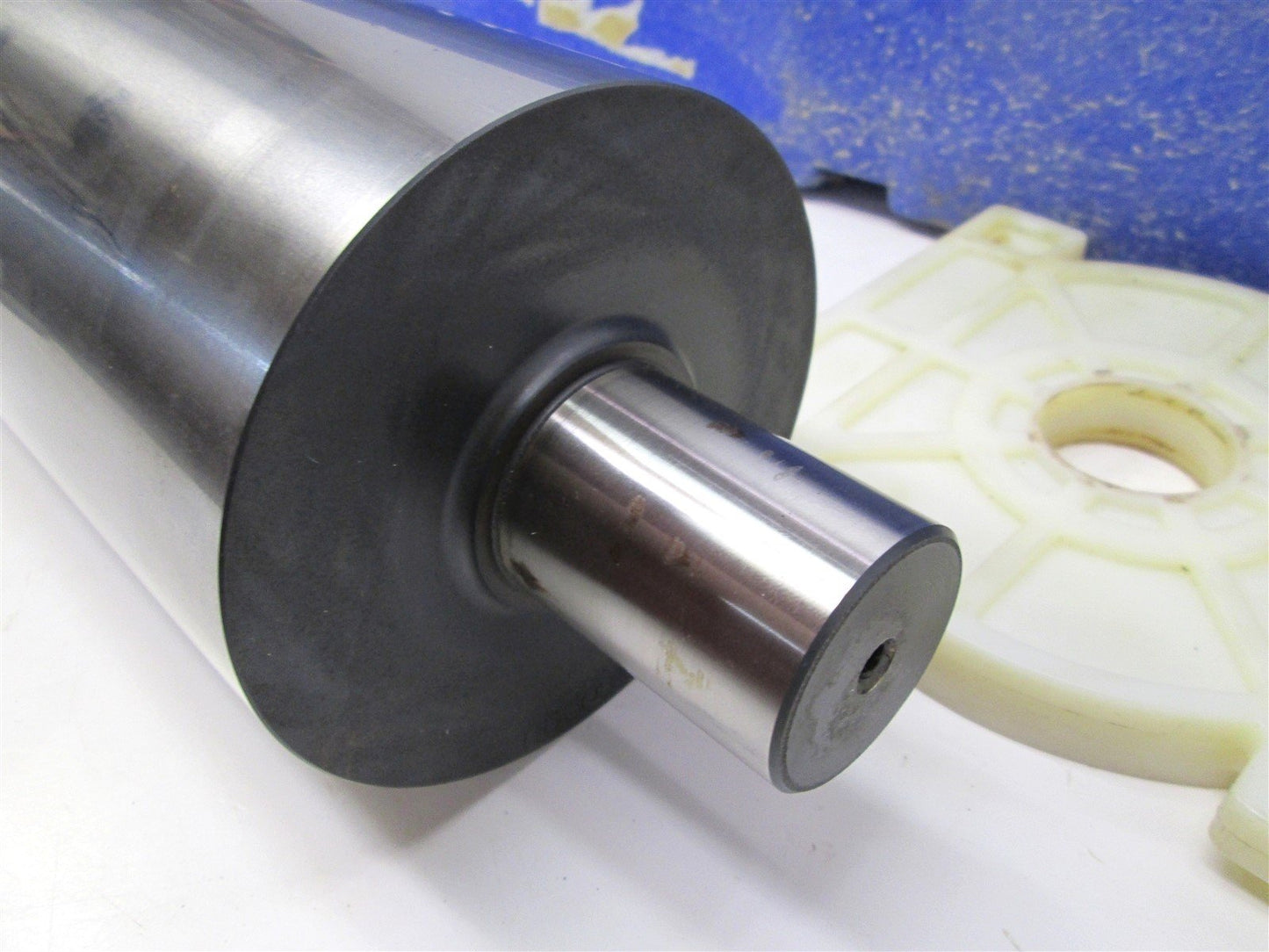 Used Rotometrics OG308X:DC:8C:112 Blank Rotary Die / Anvil 11.5"L Drum 4.45" Dia