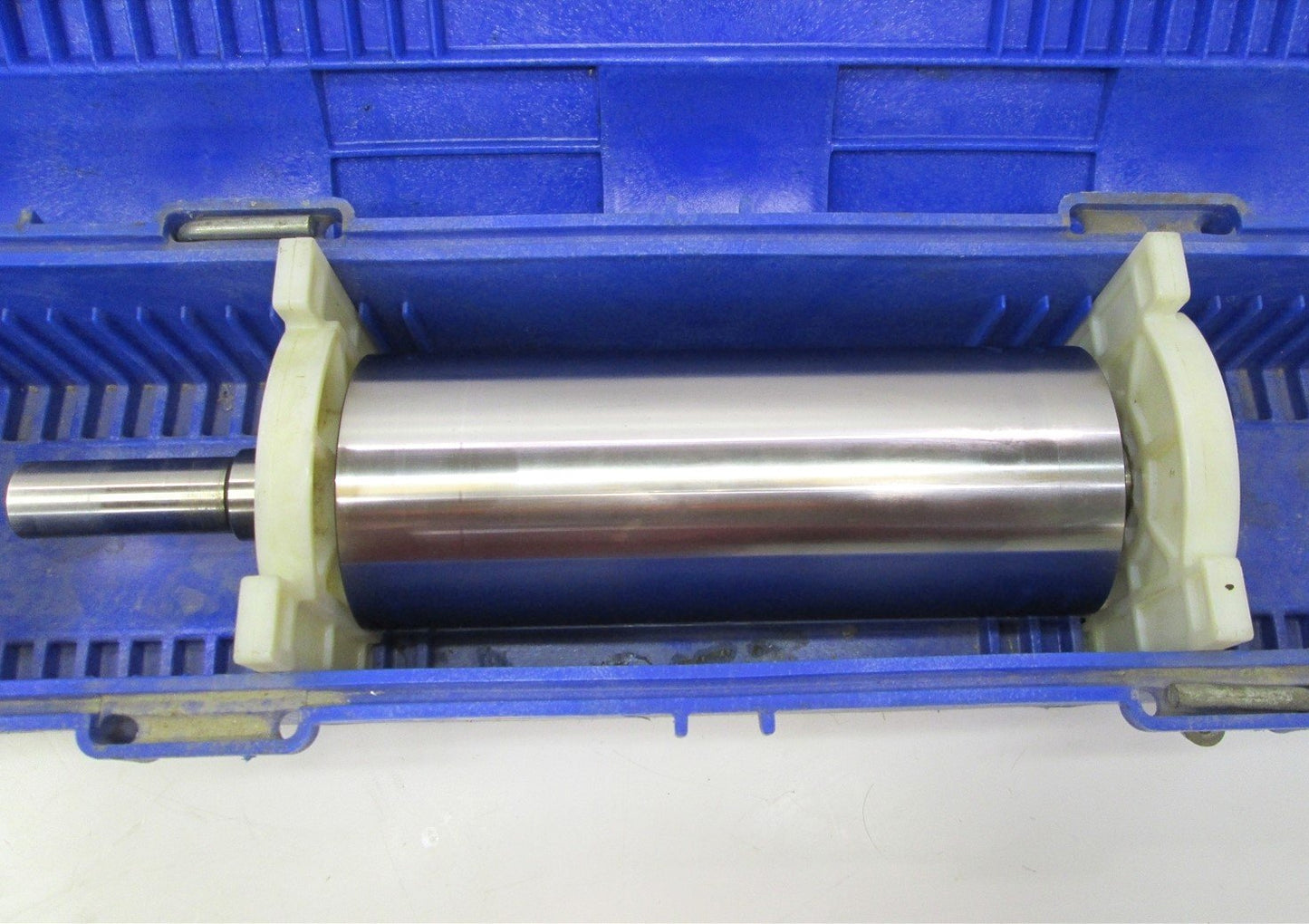 Used Rotometrics OG308X:DC:8C:112 Blank Rotary Die / Anvil 11.5"L Drum 4.45" Dia