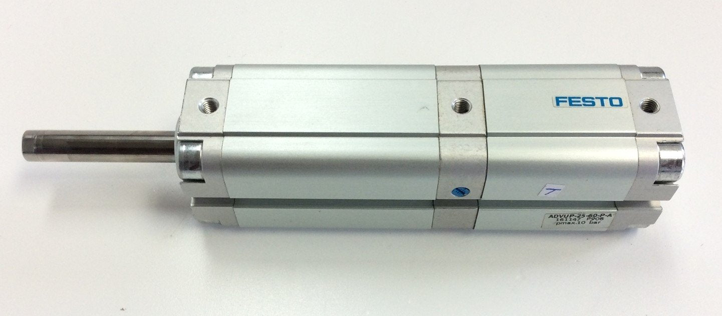 Used Festo ADVUP-25-60-P-A Multi-Position Pneumatic Air Cylinder M5 Threads 47mm