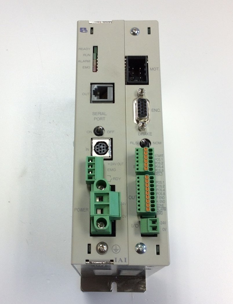 Used IAI Robo Cylinder RCA-S-RSA-EU Linear Cylinder Controller 24VDC DC Input @ 2.5A