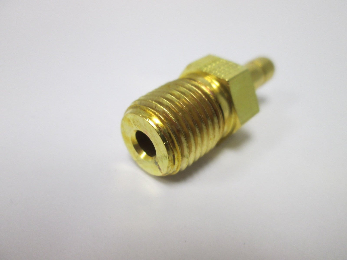 New Lot of 14 Adapters, Size: 1/4" to 1/4" NPT Male Threads, Material: Brass