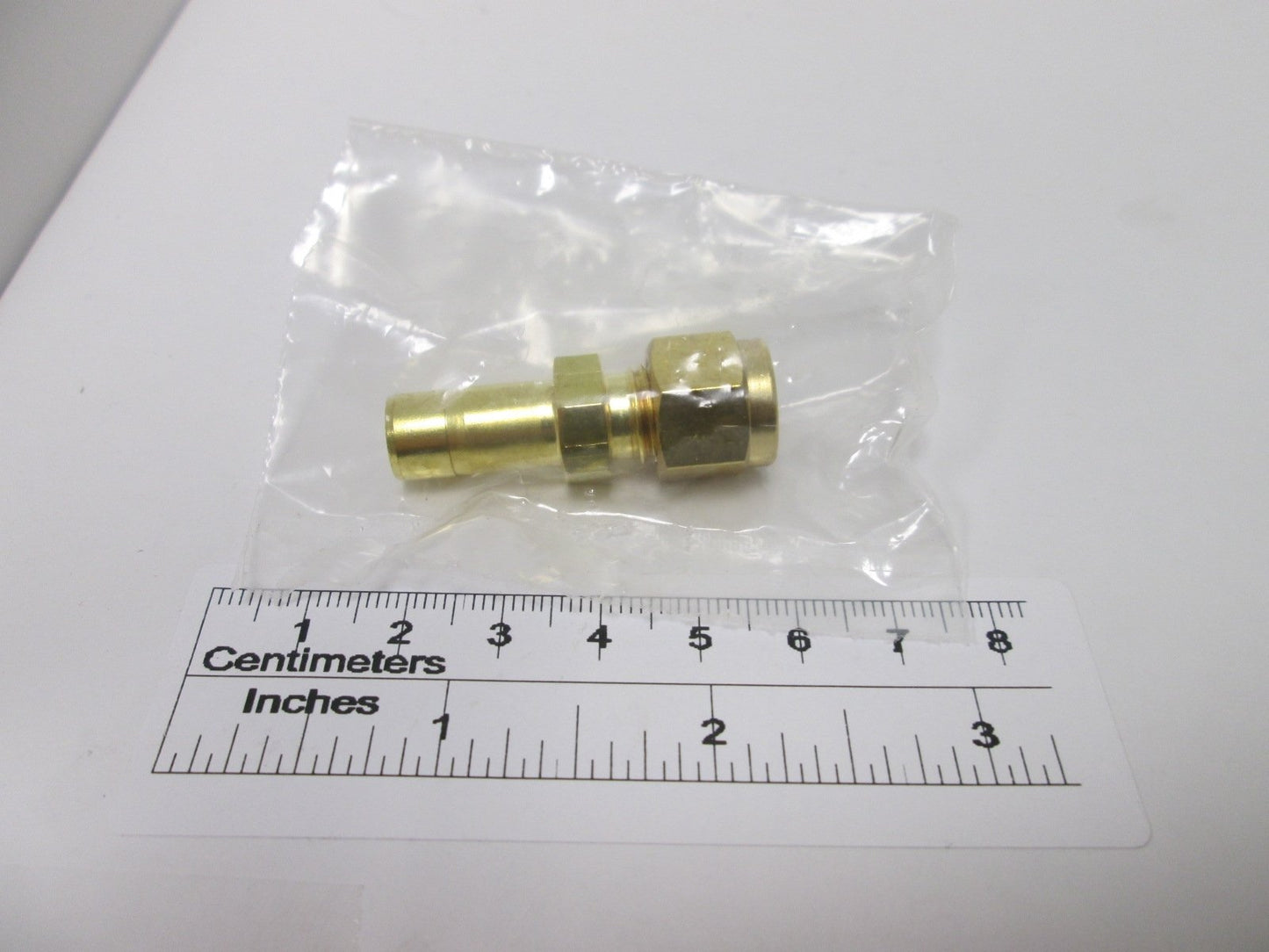 New Lot of 5 SSP Instrumentation IBD4R6 Tube Stub Adapters, Material: Brass