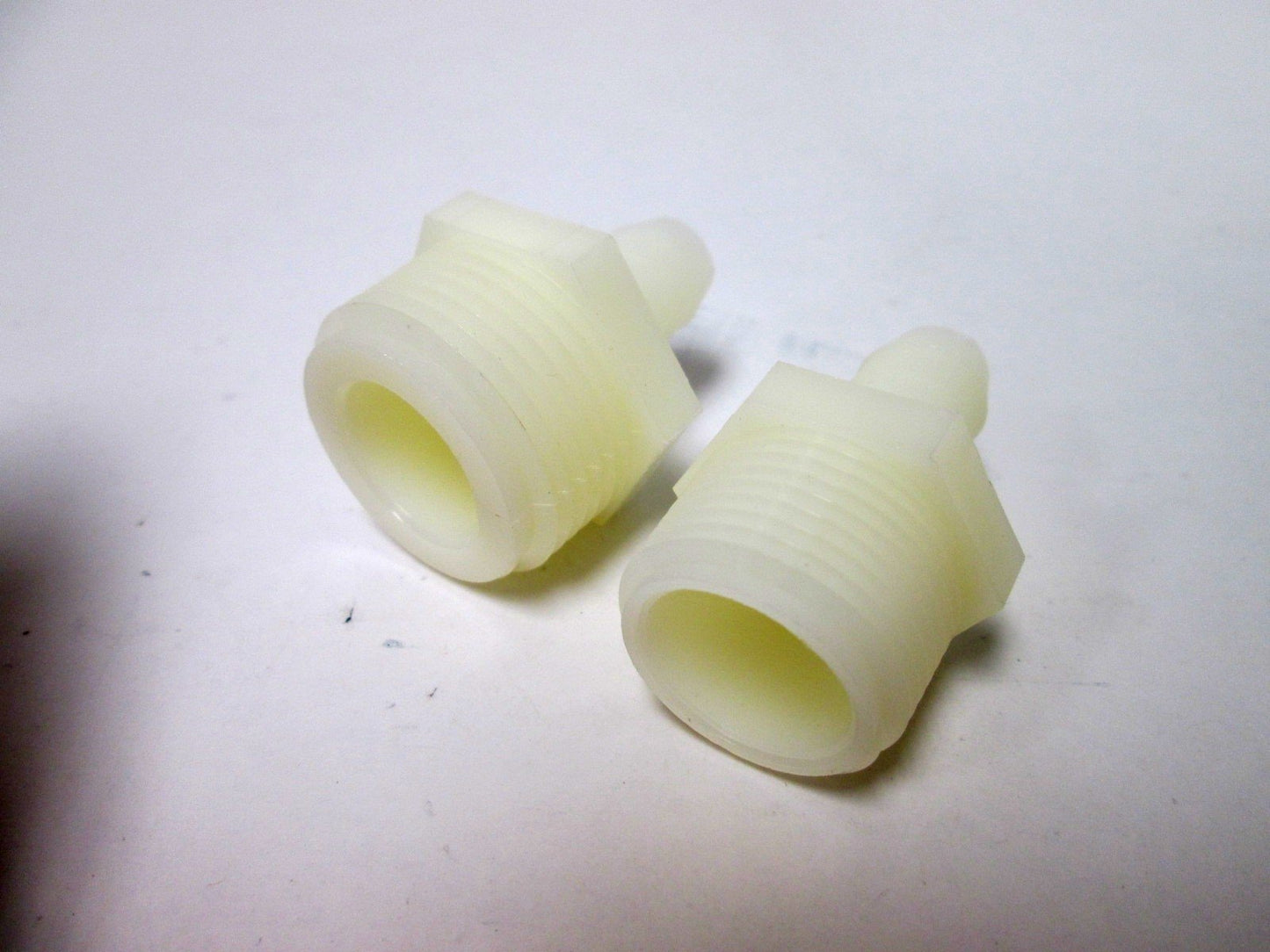 Used Lot of 24 1/2" Barbed Tube Fittings, Connections: 3/4" NPT and 1" NPT