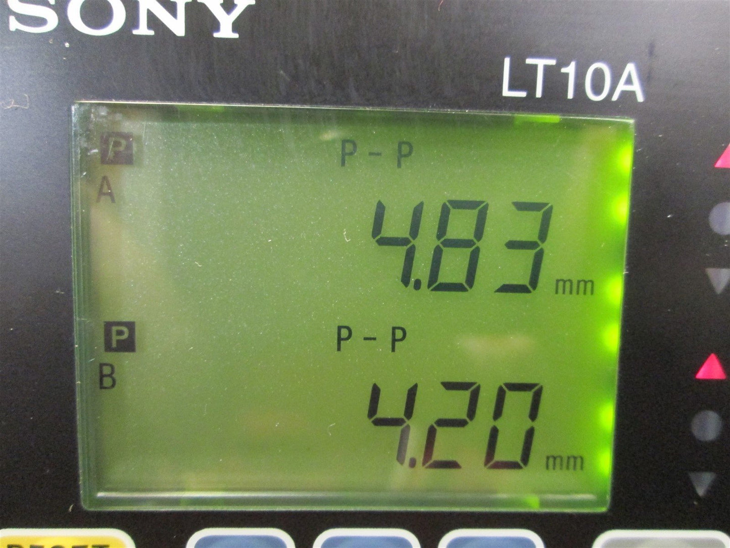 Used Sony / Magnescale LT10A-205C Digital Counter Gauge Display Meter 2-Axis, RS-232C