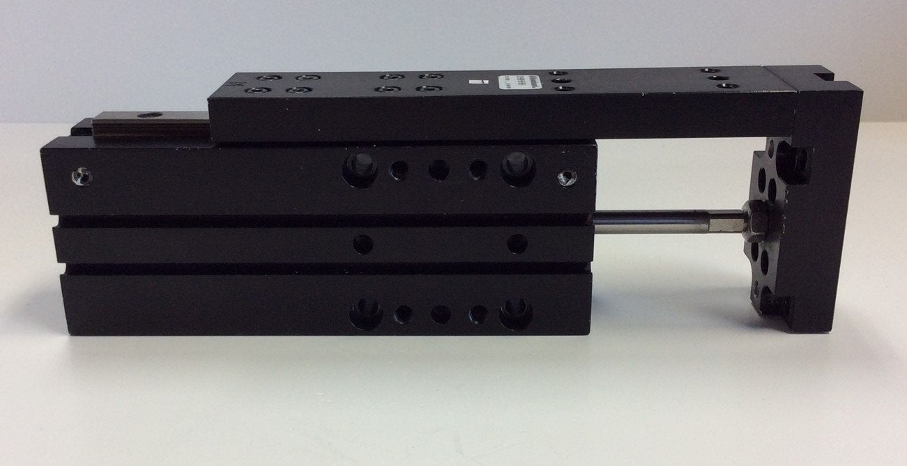 Used Robohand DLM-09M-50-50-D Linear Actuator Ball-Rail Slide Cylinder 50mm Stroke