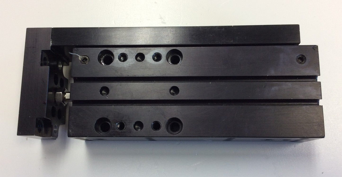 Used Robohand DLM-09M-50-50-D Linear Actuator Ball-Rail Slide Cylinder 50mm Stroke