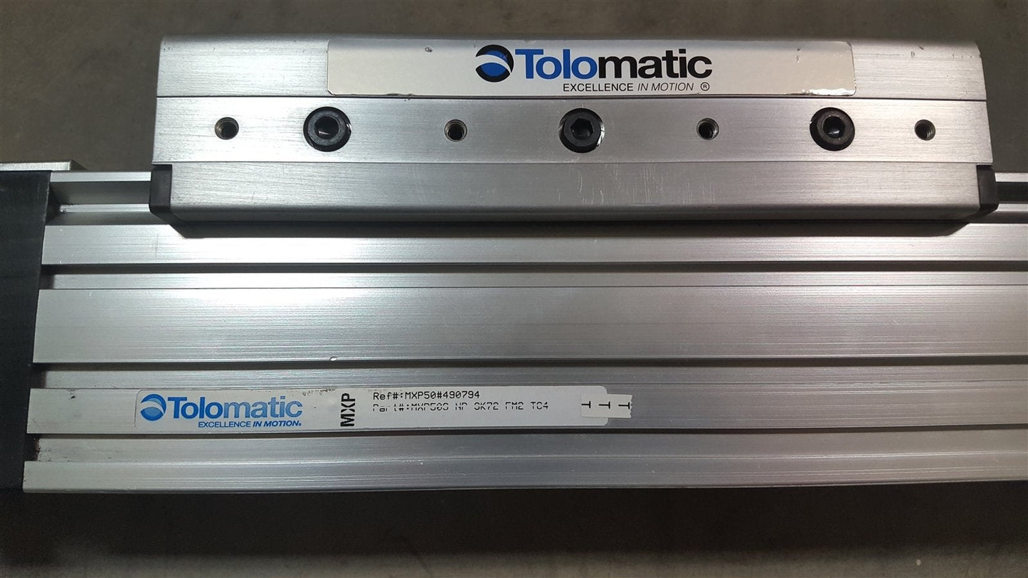 Used Tolomatic MXP50 Band Cylinder 2"-Bore Solid-Bearing 3/8"-NPT 72"-Stroke *Leak*