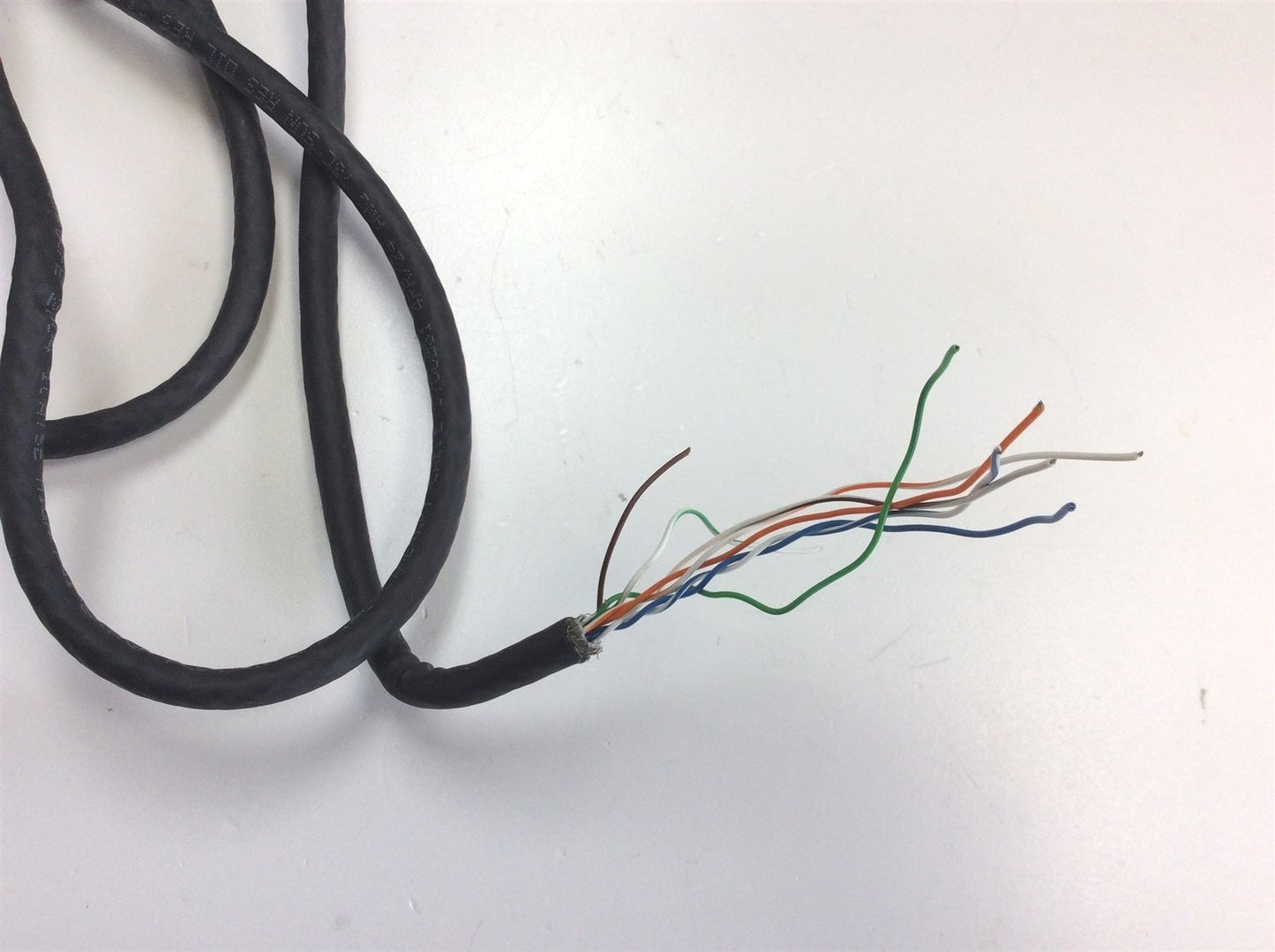 Used Industrial Interfaces 849090209 Vision System Power Cable 60 Volt 2 Amp 8 Feet