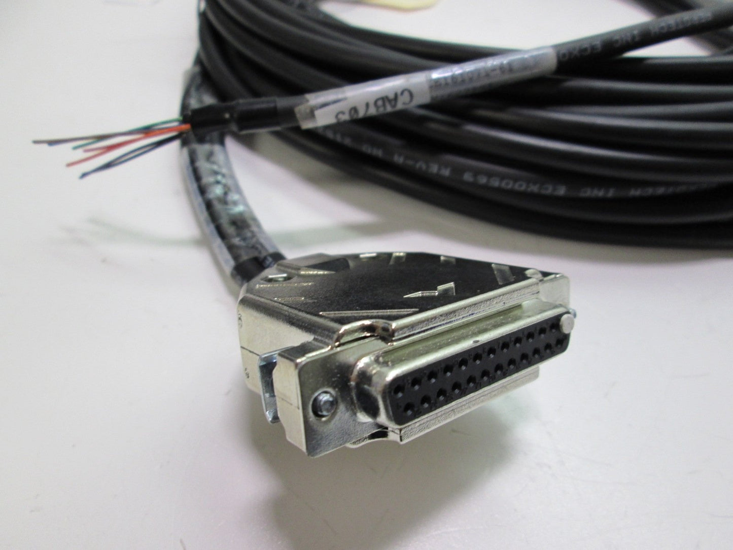 Used Aerotech CE161071-61 Configured Motor Cable 25' Length Flying Lead