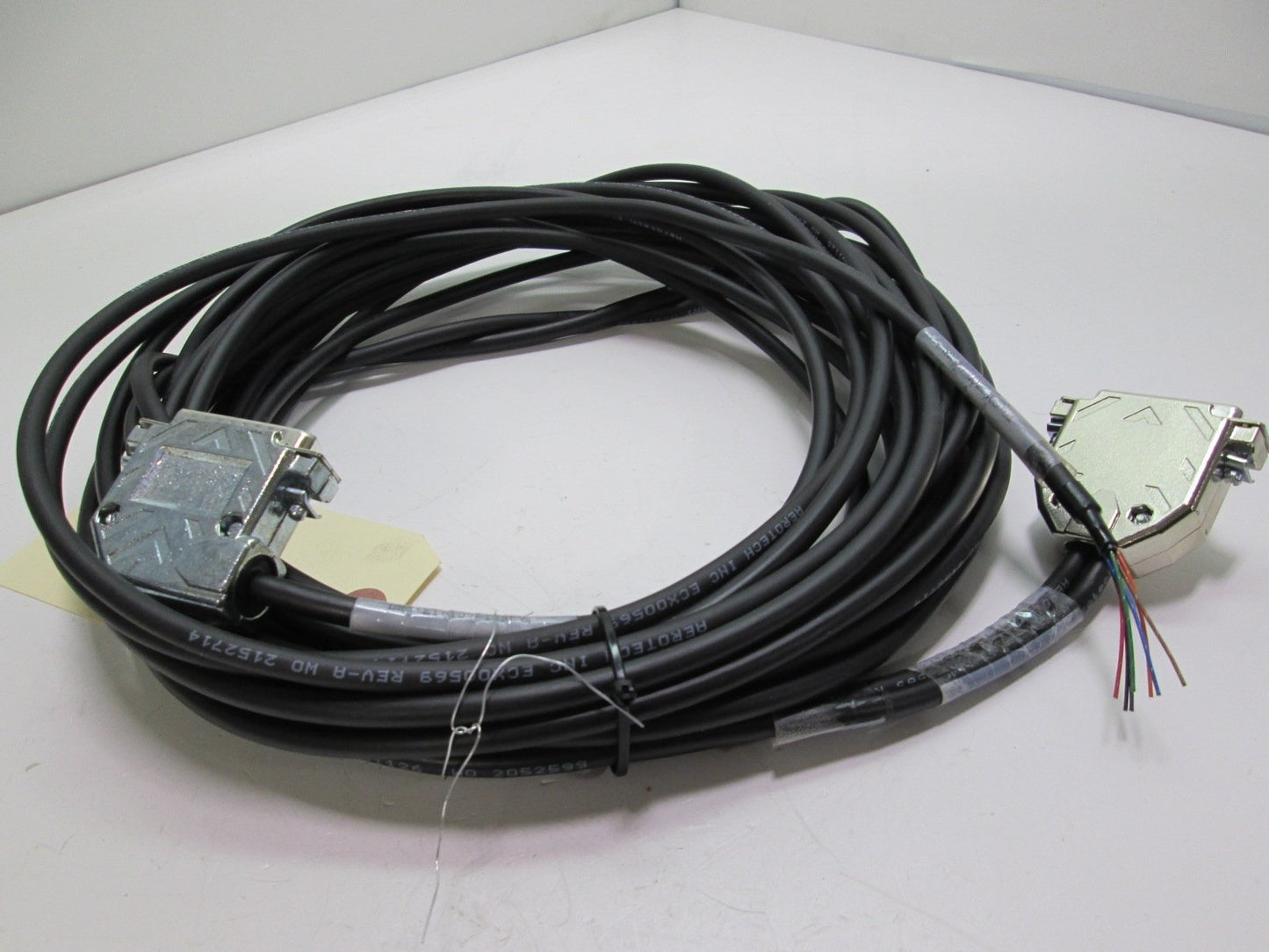 Used Aerotech CE161071-61 Configured Motor Cable 25' Length Flying Lead