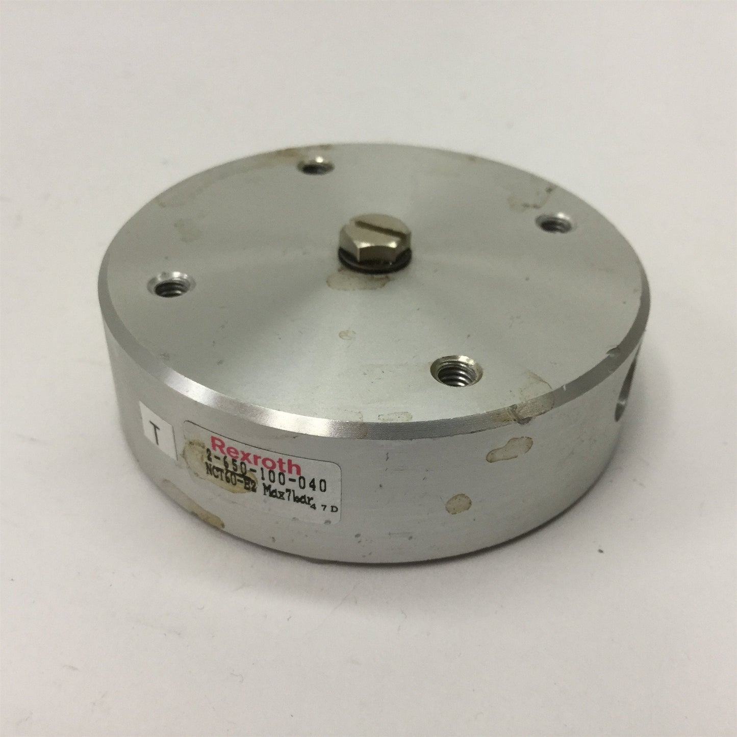 Used Rexroth 2-650-100-040 Non-Contact Transfer Unit, Ports: M5 x 0.8, 15-105psi