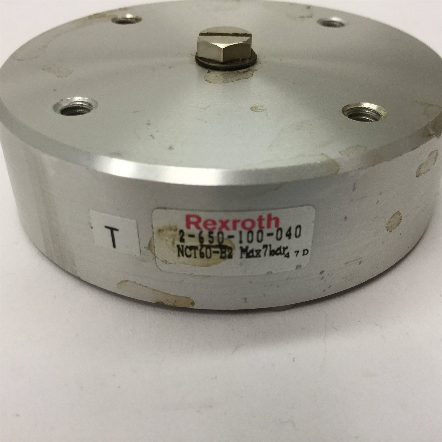 Used Rexroth 2-650-100-040 Non-Contact Transfer Unit, Ports: M5 x 0.8, 15-105psi