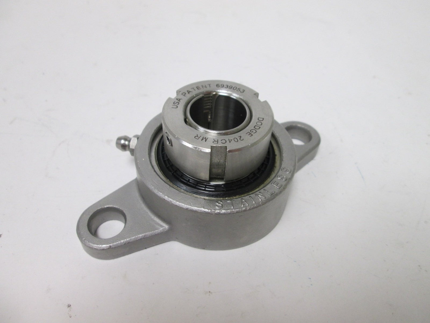 Used Dodge F2B-GTEZ-012-SHCR Mounted Ball Bearing, 2-Bolt Flange, ID: 0.75", SS Body