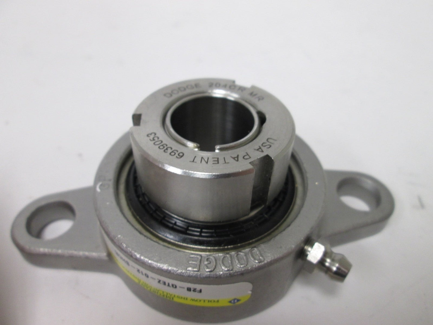 Used Dodge F2B-GTEZ-012-SHCR Mounted Ball Bearing, 2-Bolt Flange, ID: 0.75", SS Body