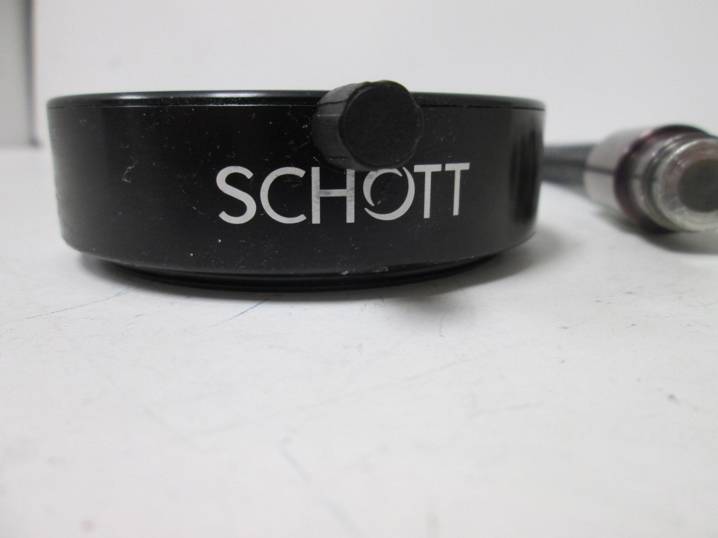 Used Schott Fiber Optic Ring Light, Ring ID: 60mm, Length: 30", Bundle: 9mm, *Damaged