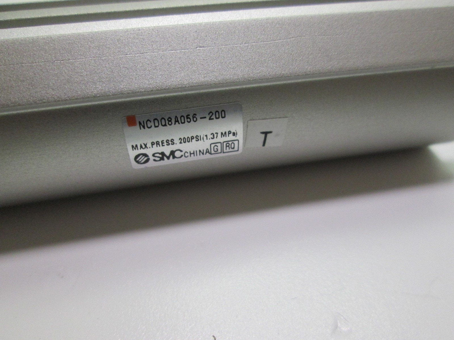 Used SMC NCDQ8A056-200 Compact Pneumatic Cylinder Double Acting 200 PSI 50 mm Stroke