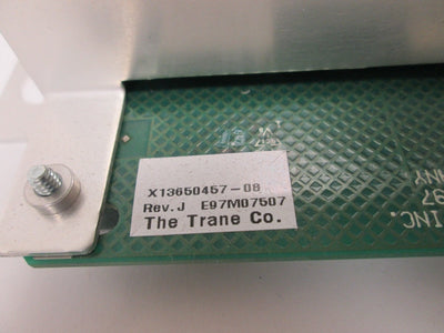 Used Trane X13650457-08 Rev J IPCB Control Module, Supply: 24VAC, 7.375" x 8.25"