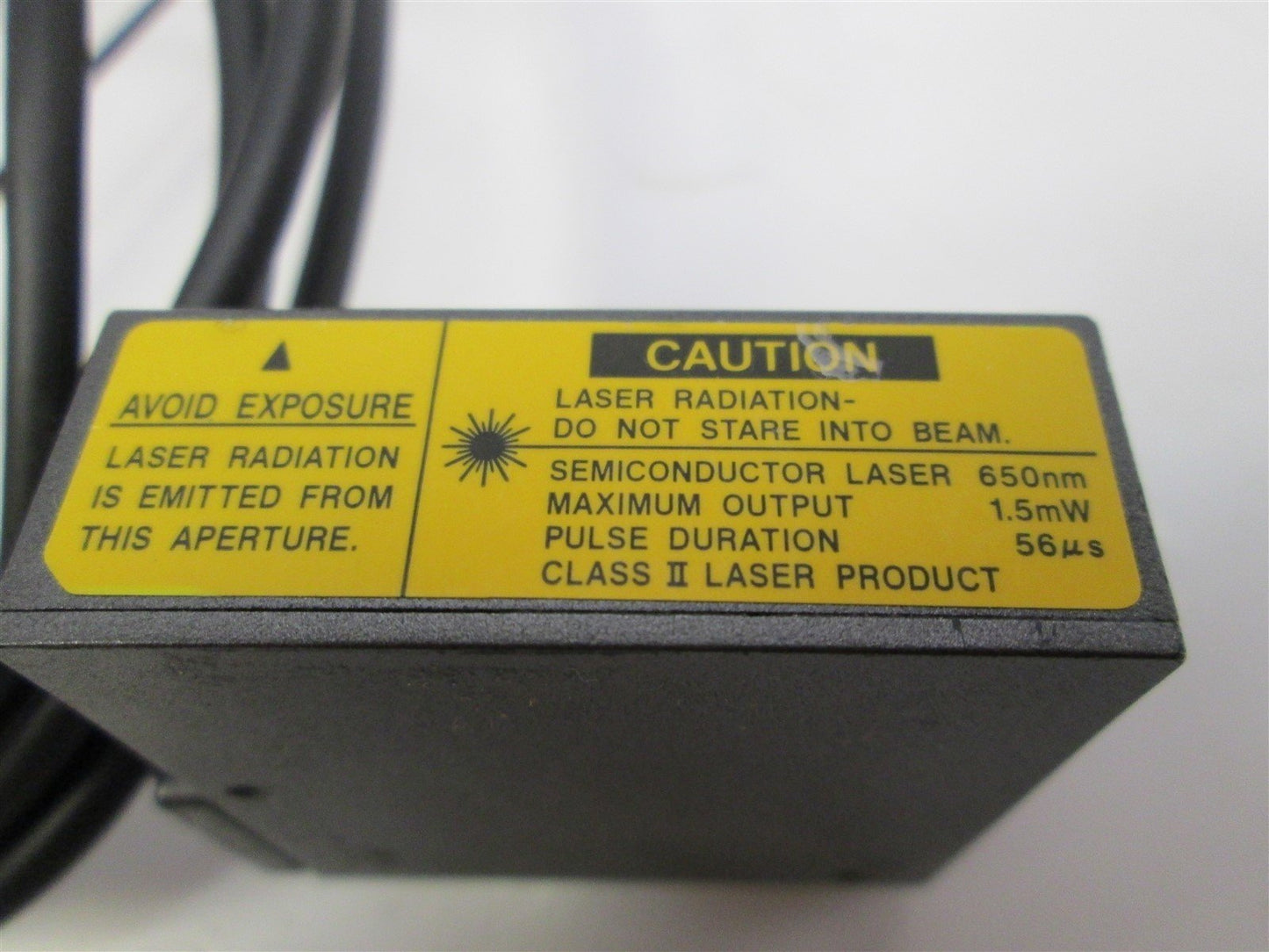 Used Keyence BL-651HA Compact Digital Laser High-Resolution Barcode Reader Scanner