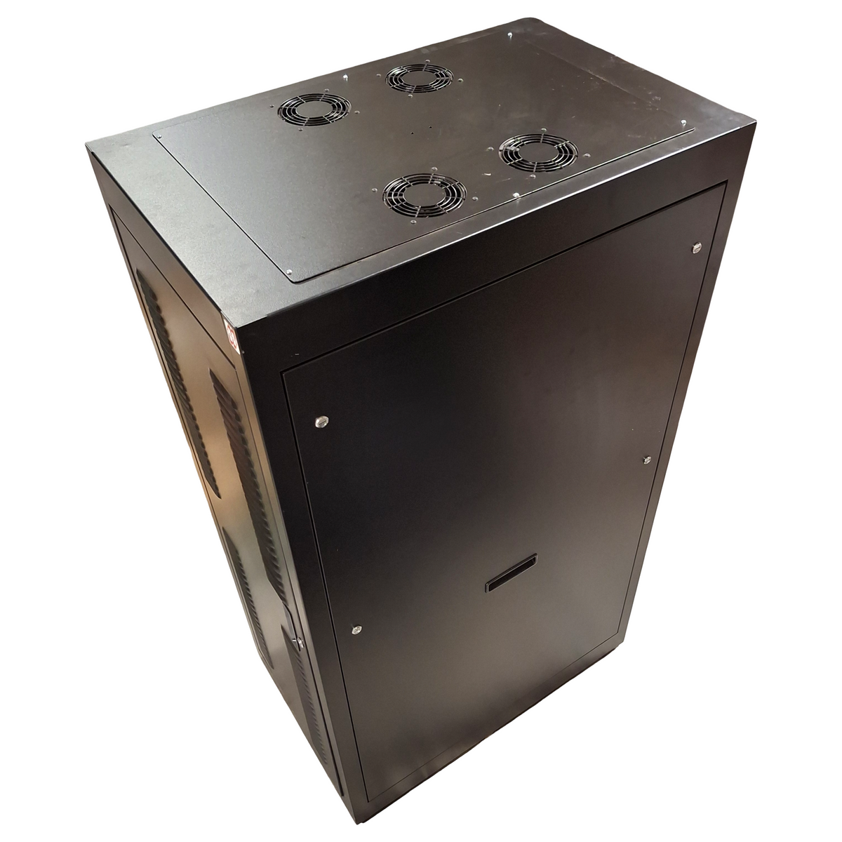 New – Open box Hammond Manufacturing C2F195636BK1 Electrical Cabinet Assembly Black 32U, 1500lb
