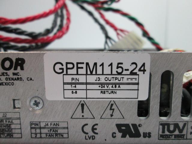 Used Condor GPFM115-24 DC Power Supply 100-240V ~ 2.3A 50/60Hz