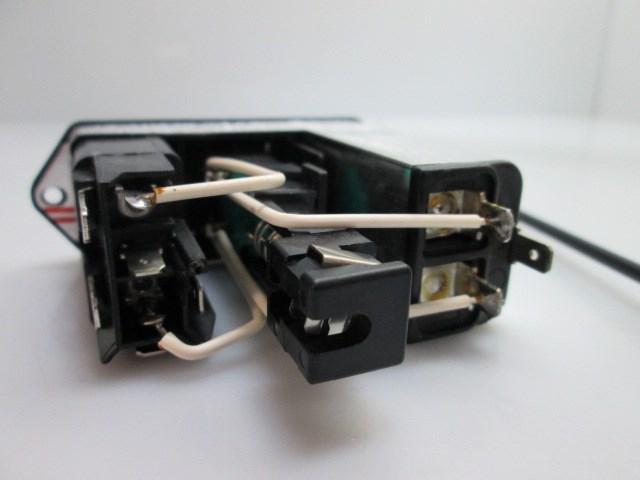 Used Schurter CDA4.4199.151 Power Entry Module 250V 50/60Hz W/Press Switch