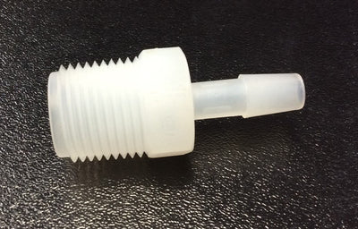 New – Open box Lot of 18 Nylon Hex Barb Pipe Fittings 3/8" NPT Male to 1/4" Diameter Barb