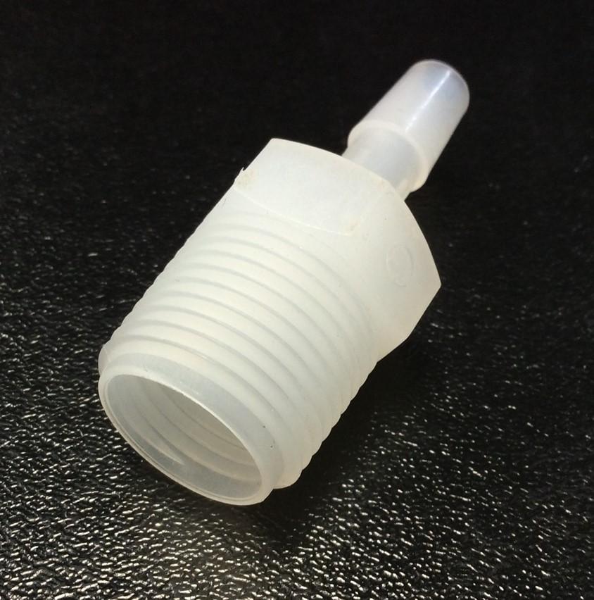 New – Open box Lot of 18 Nylon Hex Barb Pipe Fittings 3/8" NPT Male to 1/4" Diameter Barb