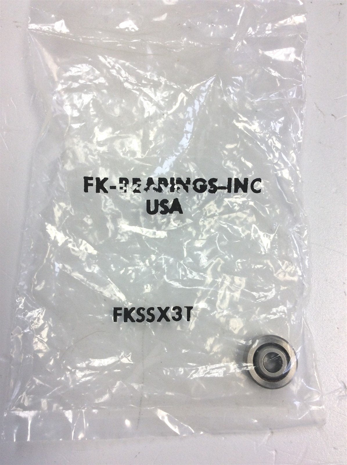 New – Open box Lot of 6 F.K. Bearing FKSSX3T Precision Series Plain Spherical, Stainless Steel