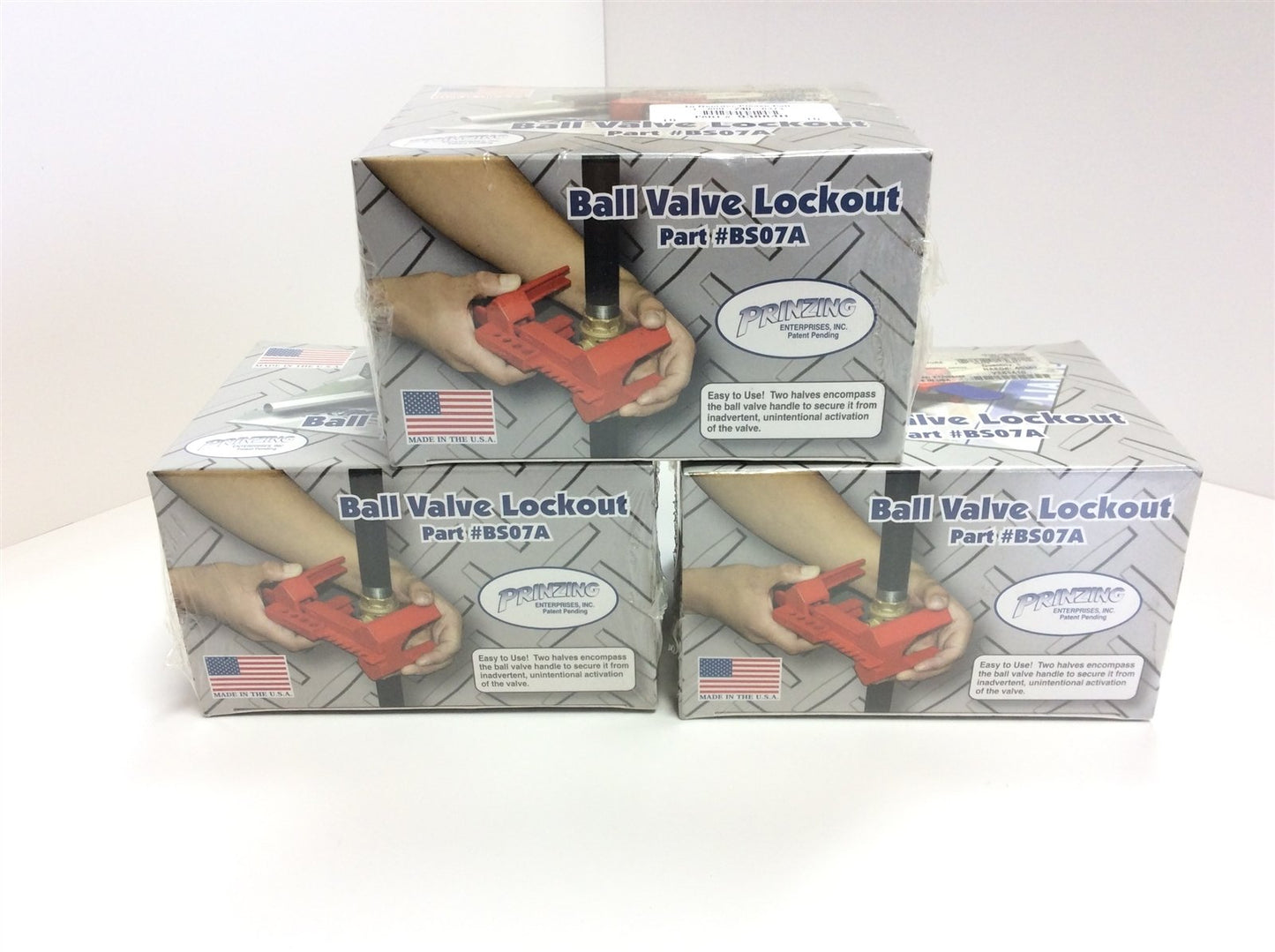 New – Open box Prinzing Brady PL021 BS07A PL023 SD08 SD06 Ball Valve Gate Valve Plug LOTO Kit