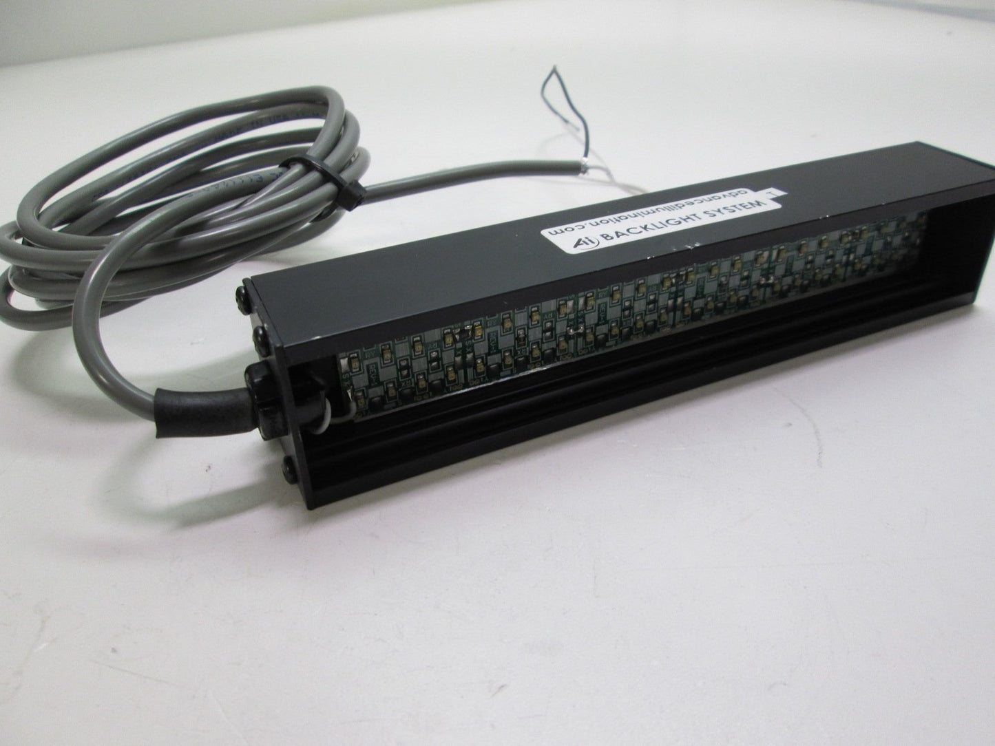 Used Advanced Illumination EL19306-660 Red LED Backlight Strip 24VDC 6" Missing Cover