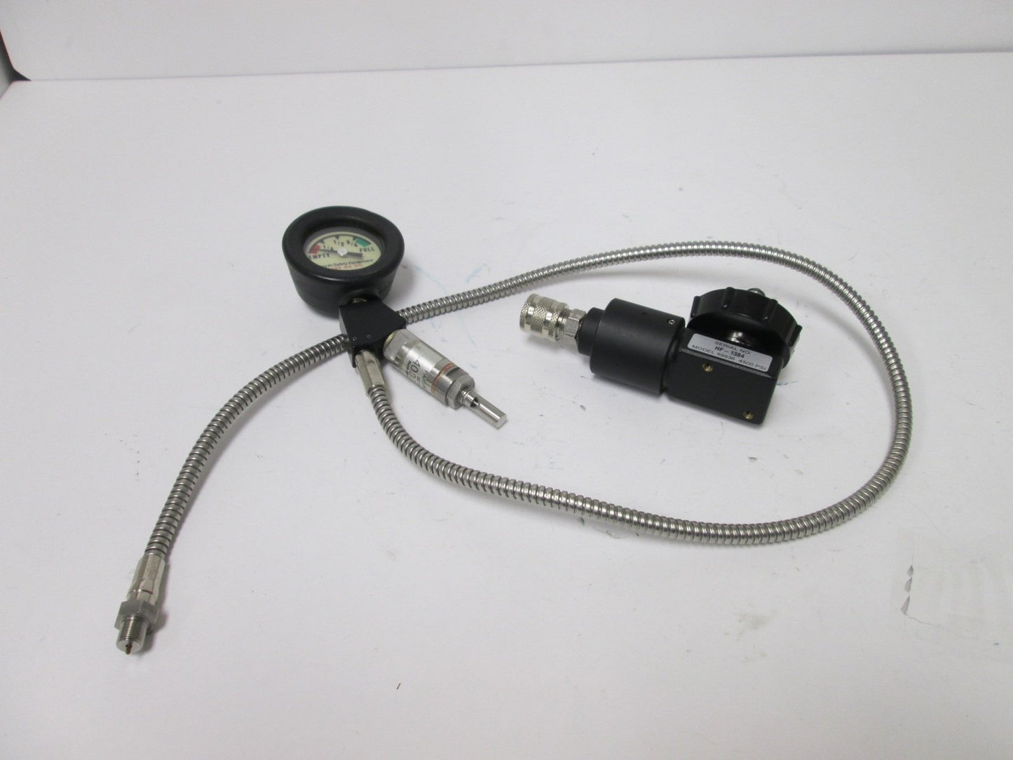 Used North Safety Equipment Reducer Regulator With Buddy Breathing Fitting And Gauge