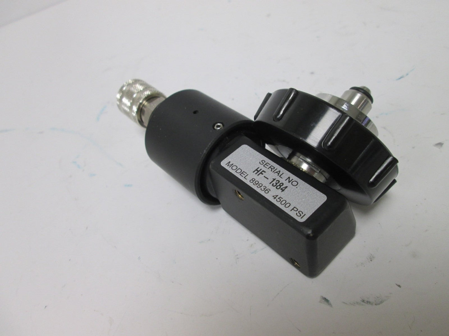 Used North Safety Equipment Reducer Regulator With Buddy Breathing Fitting And Gauge