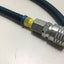 Used Swagelok 1/4" Flame Resistant Hose w/DynaQuip D3 Quick Disconnect Coupler 52"