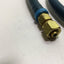 Used Swagelok 1/4" Flame Resistant Hose w/DynaQuip D3 Quick Disconnect Coupler 52"