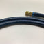 Used Swagelok PB4 1/4" Flame Resistant Hose w/1/4" Brass Compression Fittings, 8 feet